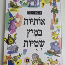 ספר משומש במצב טוב - אותיות במיץ שטויות